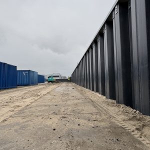 glasvezelversterkte damwand (FRP) _ Container opslag _ JLDinternational BV