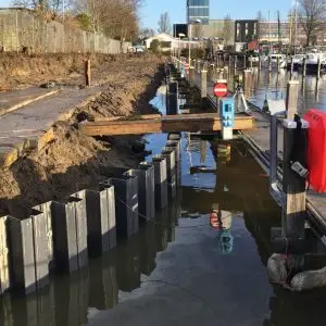 Vooraanzicht werkzaamheden Vlissingen